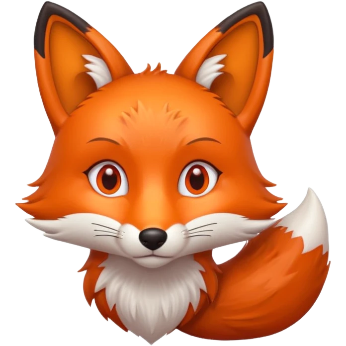 fox that has hearts for eyes  emoji