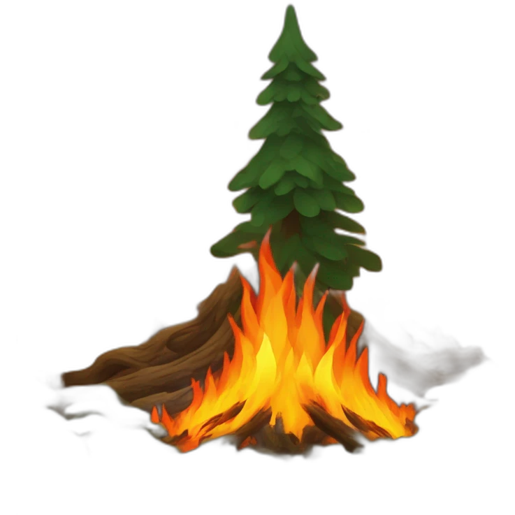 forest-on-fire emoji