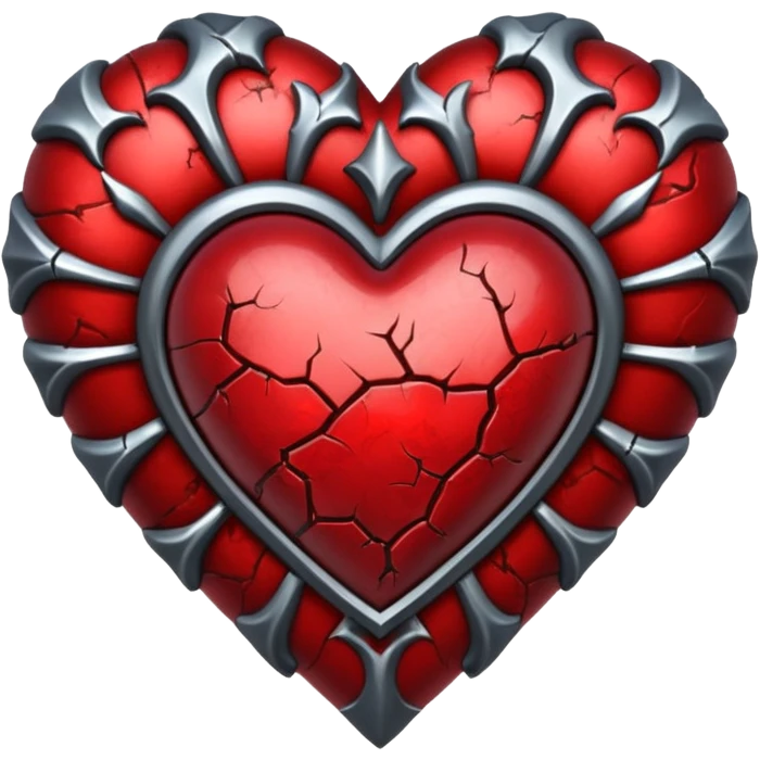 Gothic heart emoji