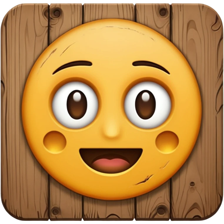 wooden board emoji