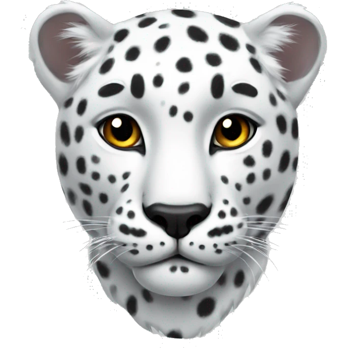 white leopard emoji