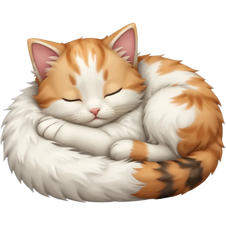 kitten sleeping emoji