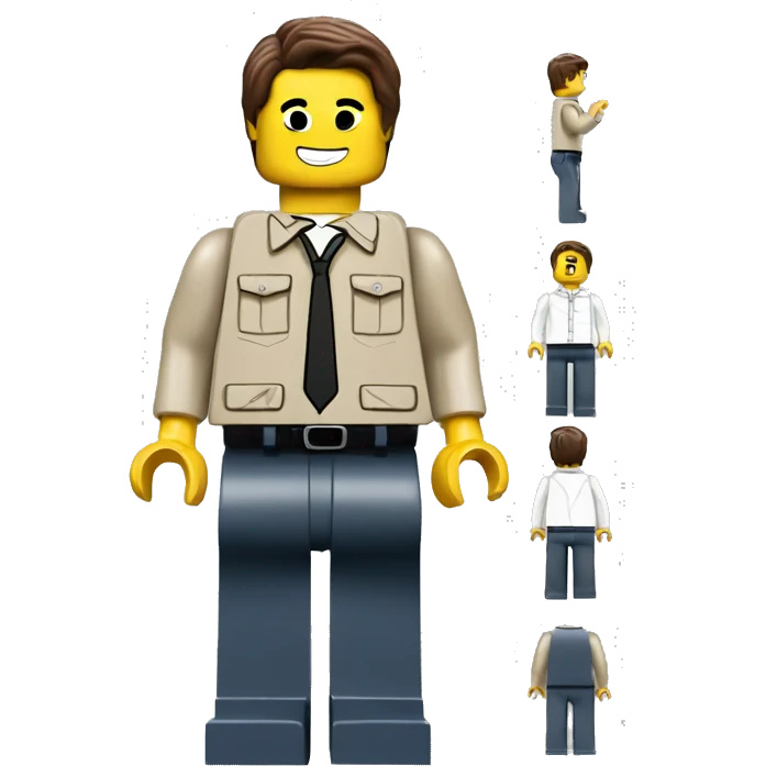 TOM CRUISE lego full body emoji