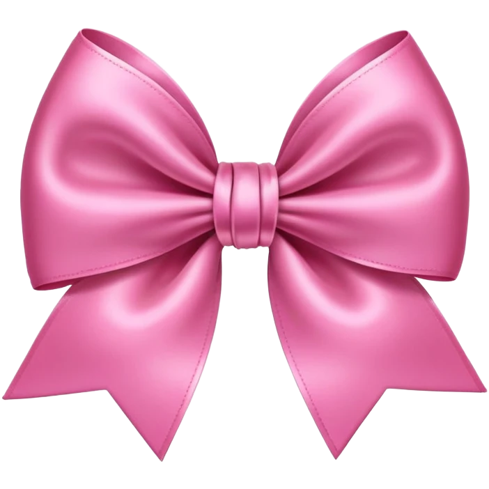 pink bow emoji