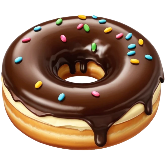 donuts chocolate topping emoji