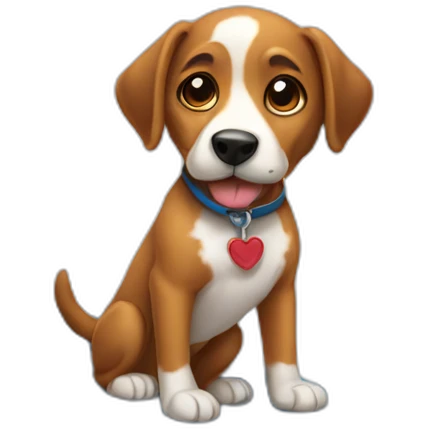 Perro en monopatín emoji