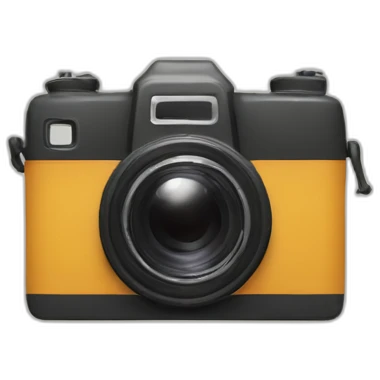 very simple shape of film camera emoji