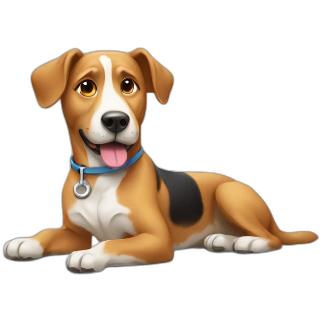 dog at veterinary exam table emoji