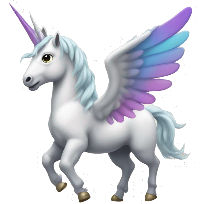 Winged unicorn emoji