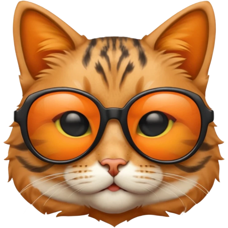 Cat wearing sunglasses emoji