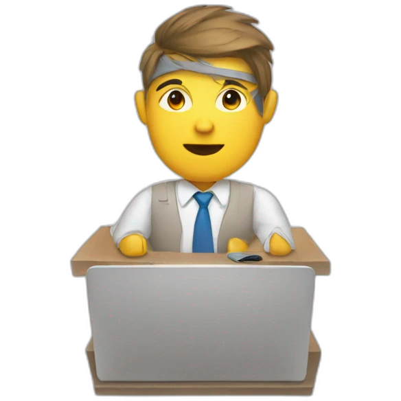Work form home emoji