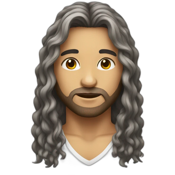 Long hair emoji