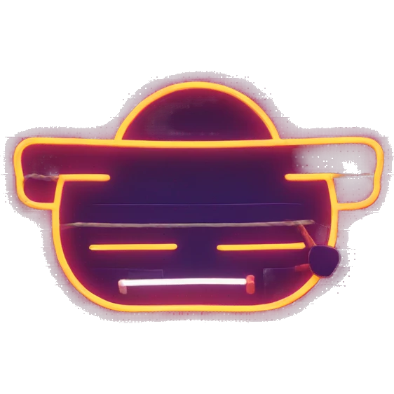 neon sign emoji