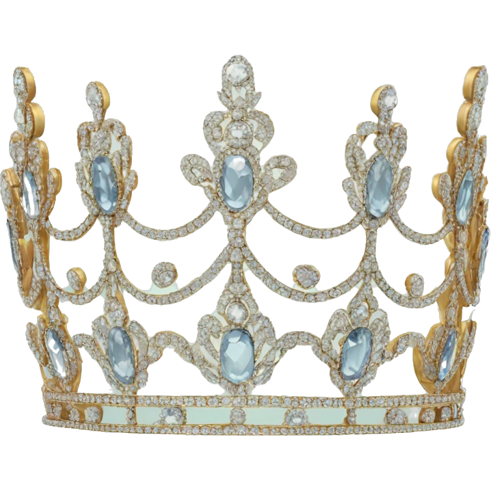 1920 style tiara  emoji