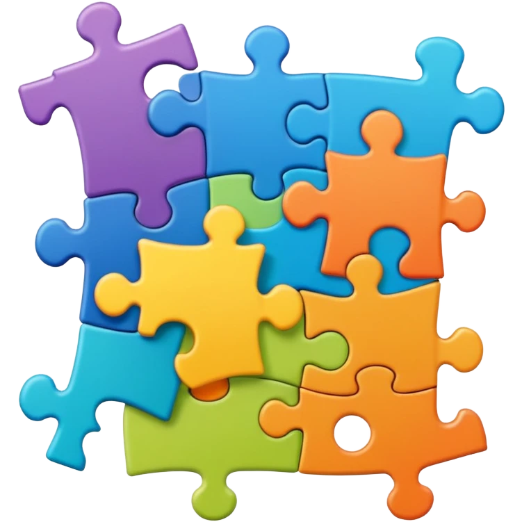 puzzle pieces emoji