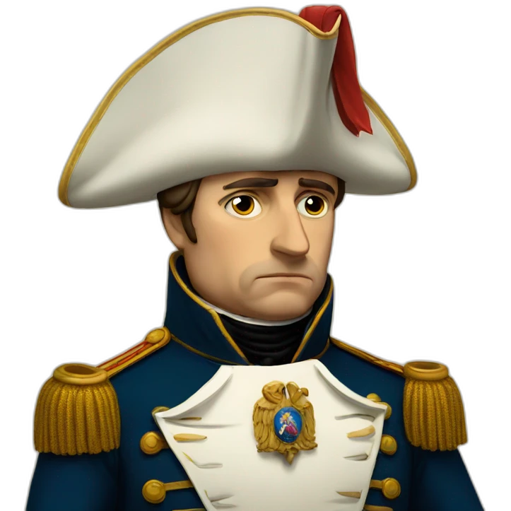 Sad Napoleon emoji