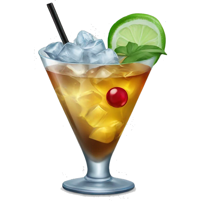 Cocktail with ice emoji