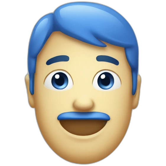 pastèque bleu emoji