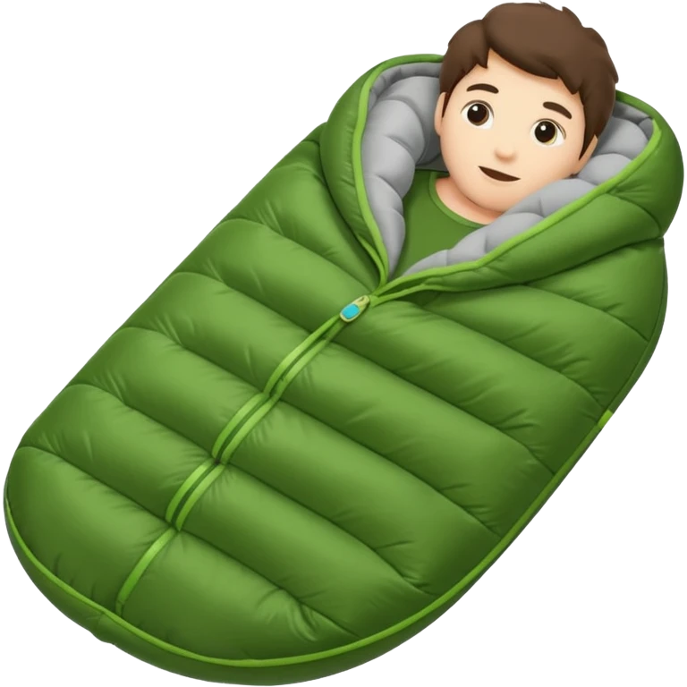 Camp Essentials, sleeping bag,negative:character. emoji