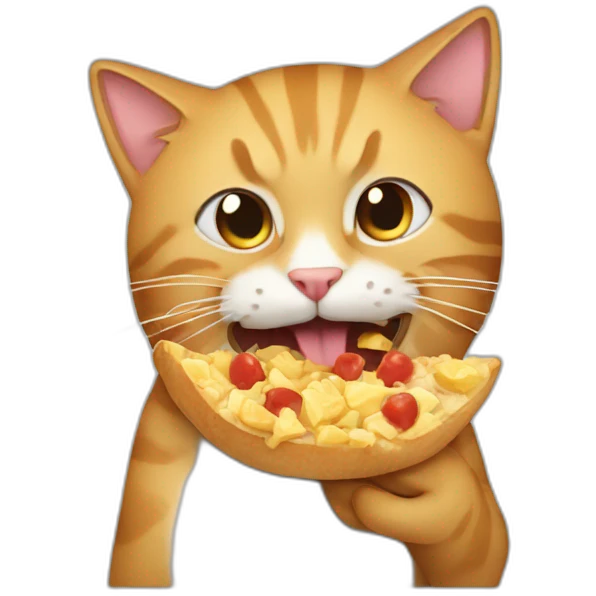 cat eat man emoji