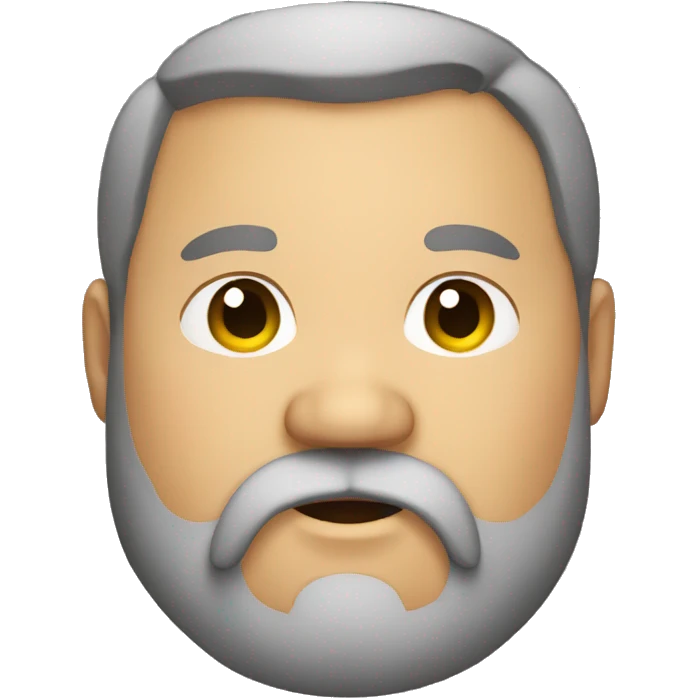 Fat man with beard emoji