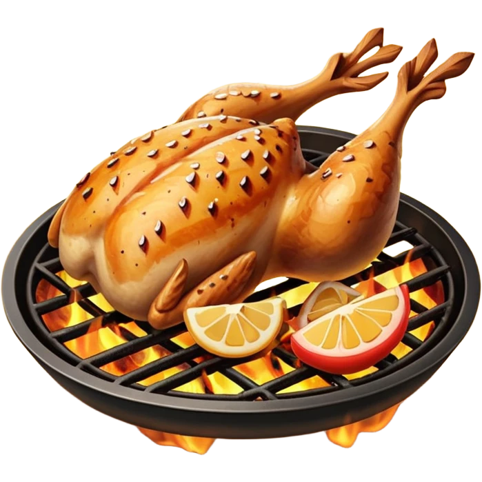 Grilled chicken emoji