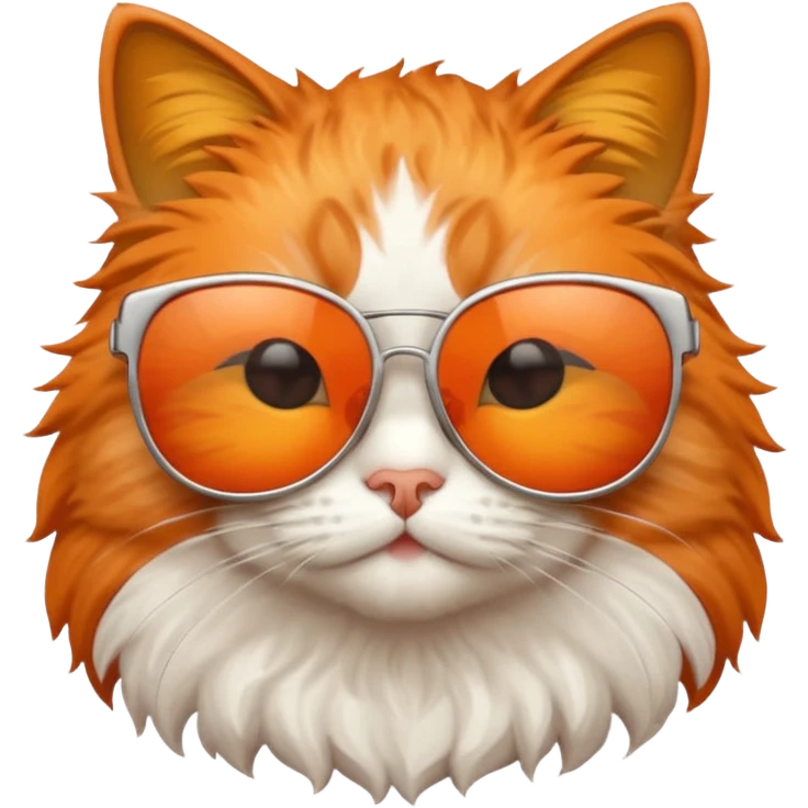 Cat wearing sunglasses emoji