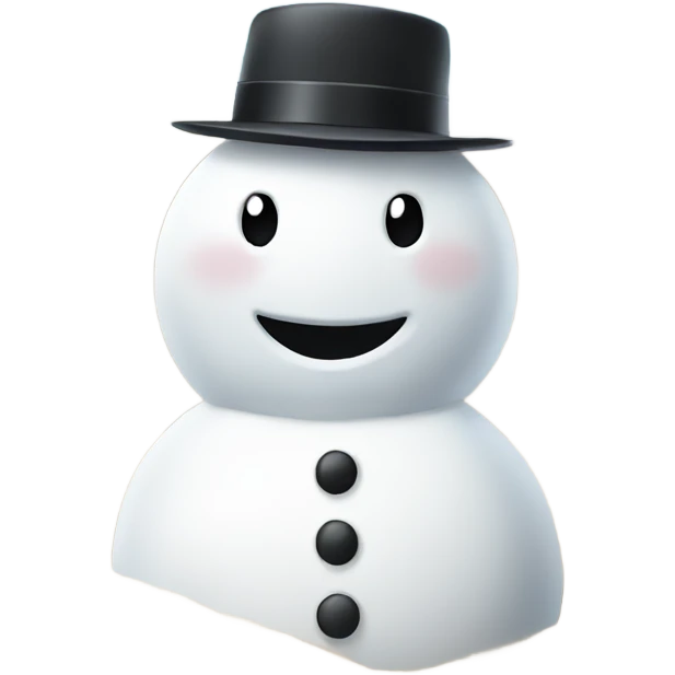 Snowman at the beach emoji