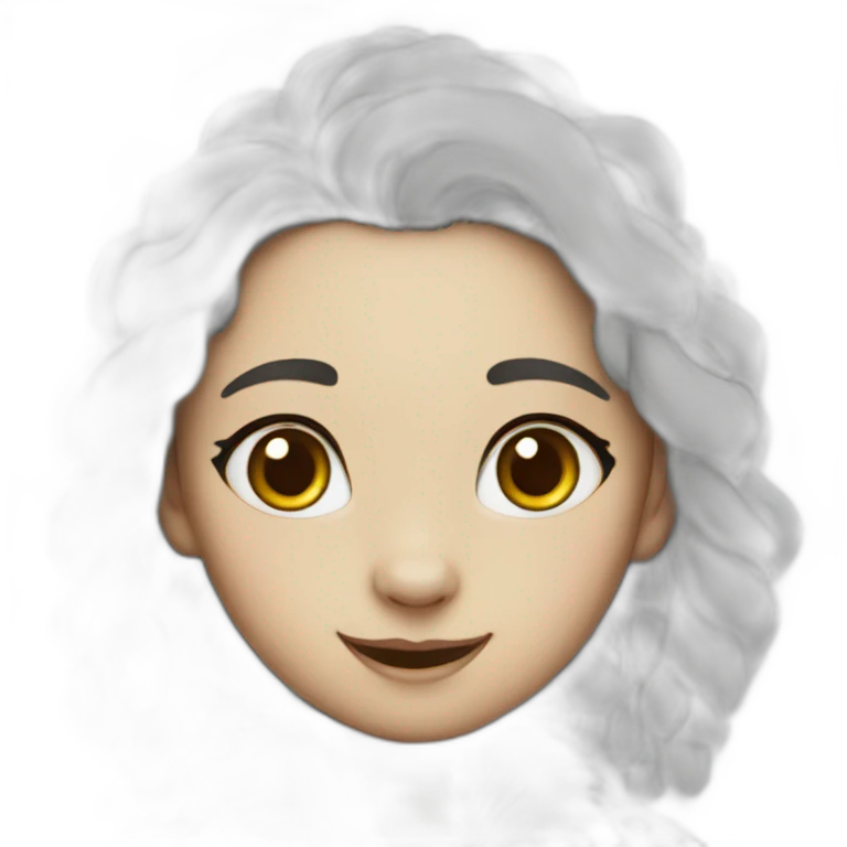 girl snow leopard emoji