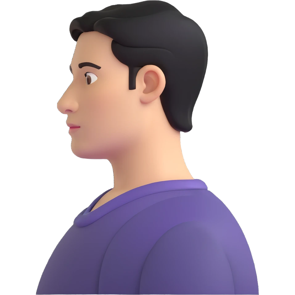 shoulder shot portrait of a person emoji
