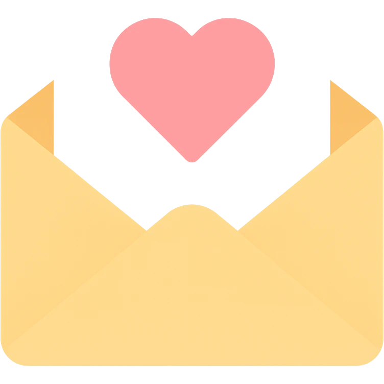 Romantic letter emoji