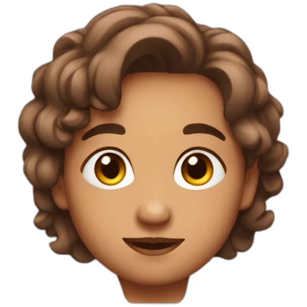 Petit brun emoji
