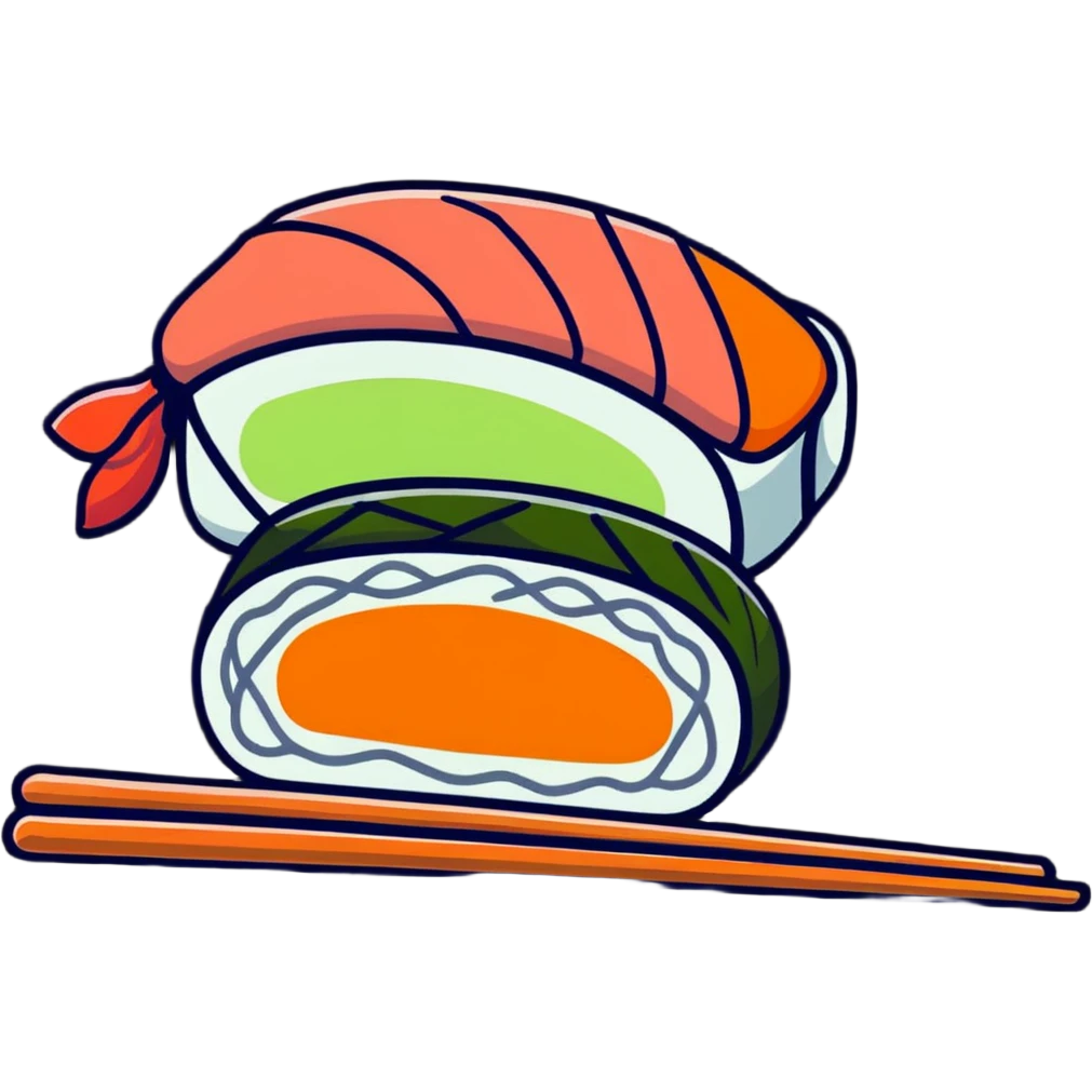 iridescent sushi emoji