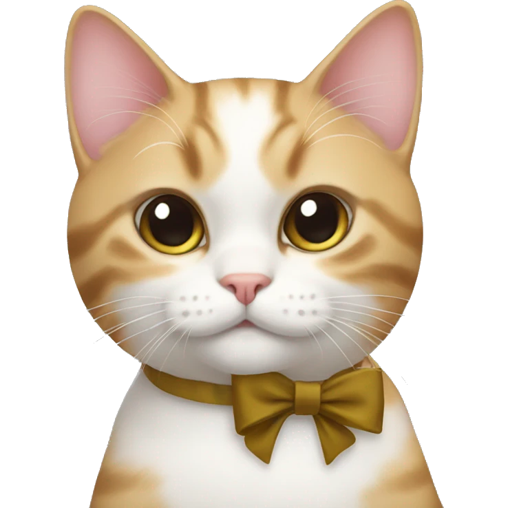 cat with a bow emoji
