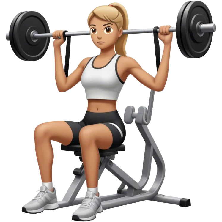 how to use abductor-machine gym emoji
