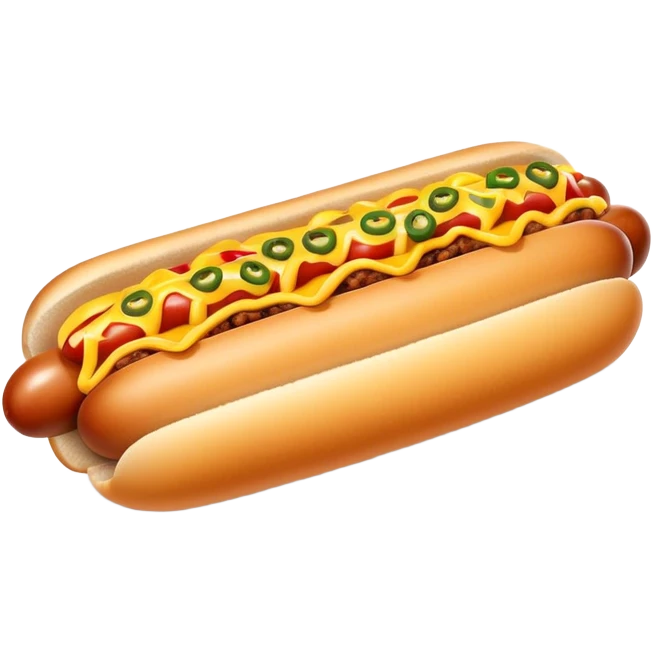 chili cheese coney hot dog emoji