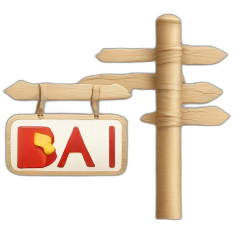 sign that says bari emoji