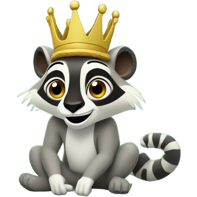 King Julian grassy plant cro emoji