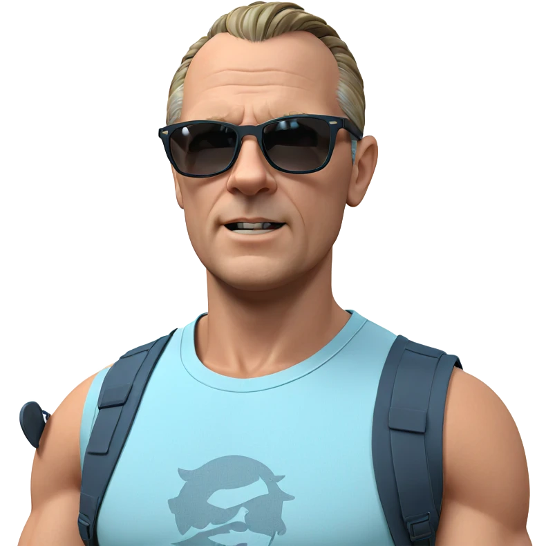 sleeveless style with sunglasses emoji