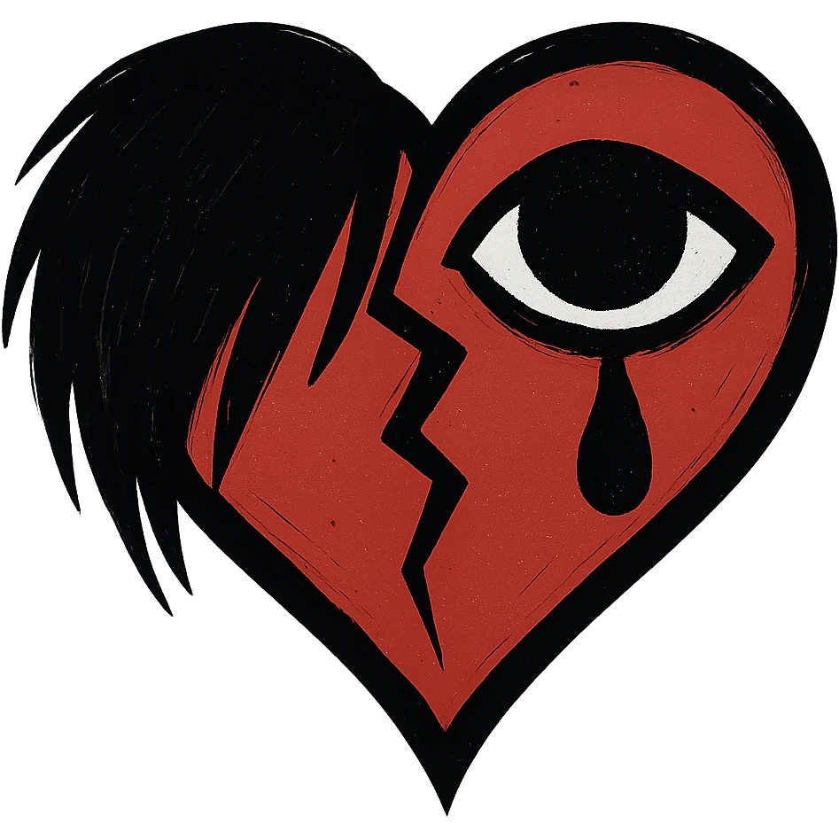 emo heart without background emoji