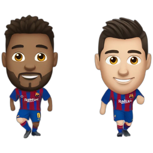 Messi and Ronaldo emoji