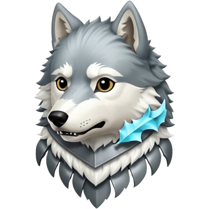 House stark banner wolf emojis emoji