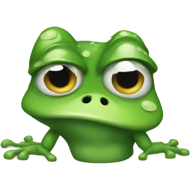 crying frog emoji