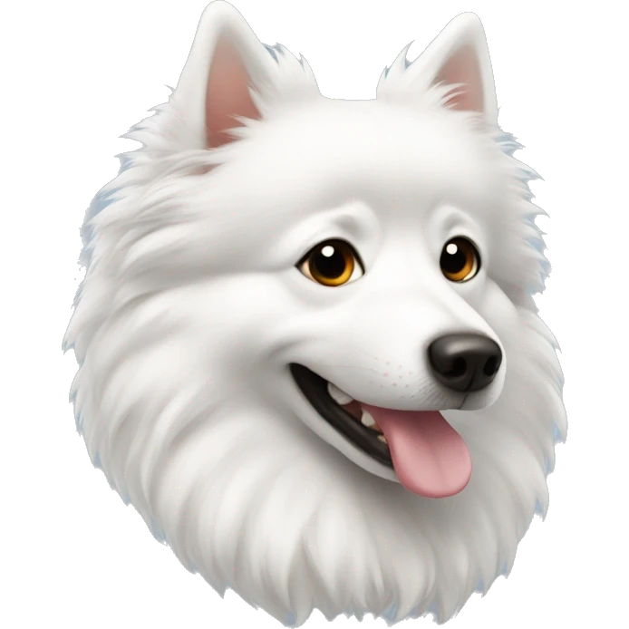 White spitz emoji