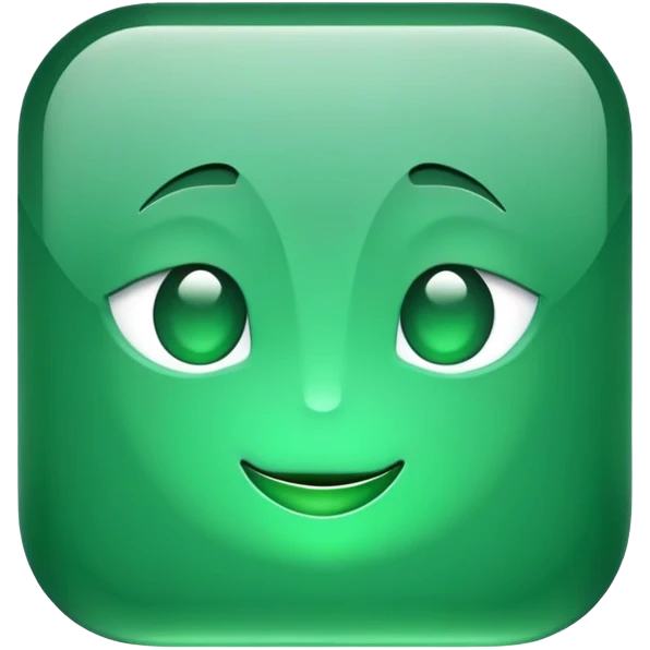 Green 🤩 emoji