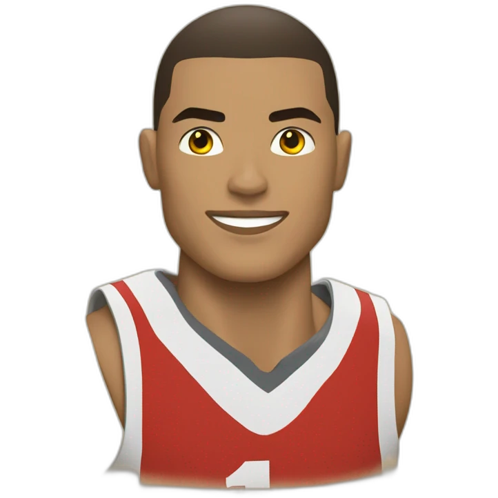 Ronaldo qui joue au basket emoji