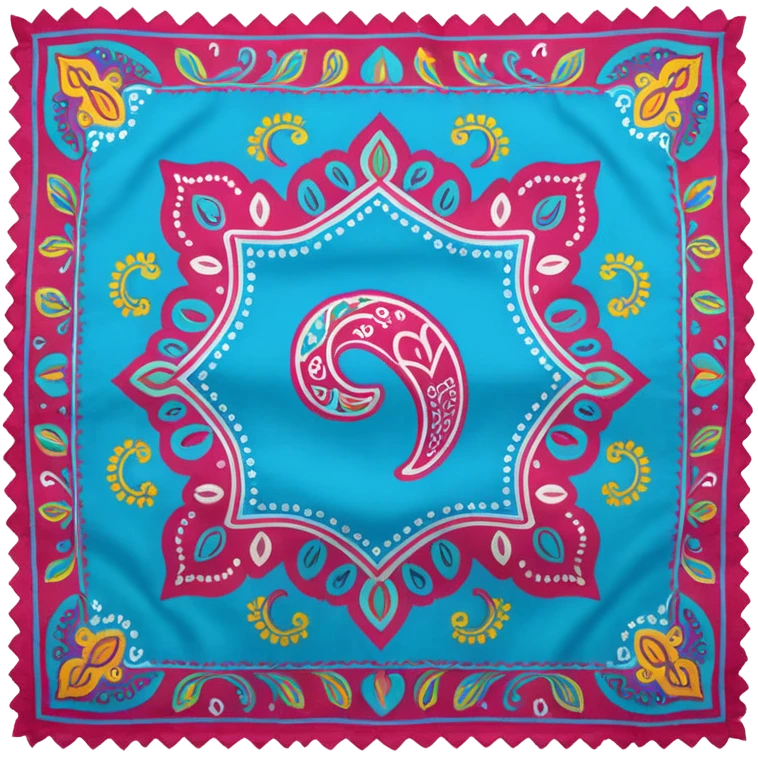 hipster bandana no human emoji