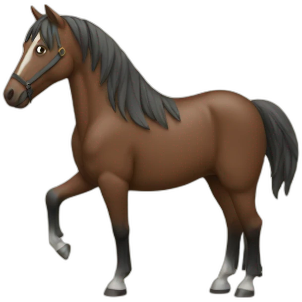 horse writing emoji