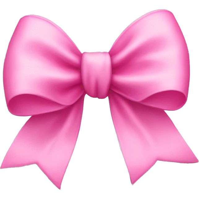 Pink bow emoji