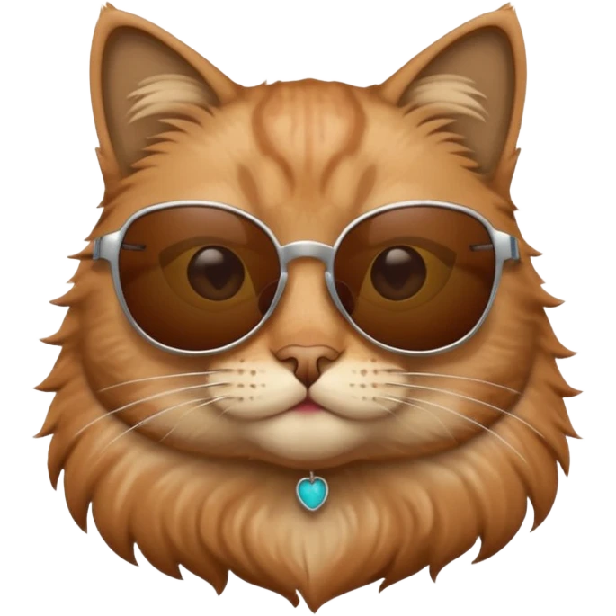 Cat wearing sunglasses emoji